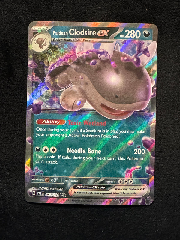 059 Paldean Clodsire ex Paldean Fates Double Rare Near Mint
