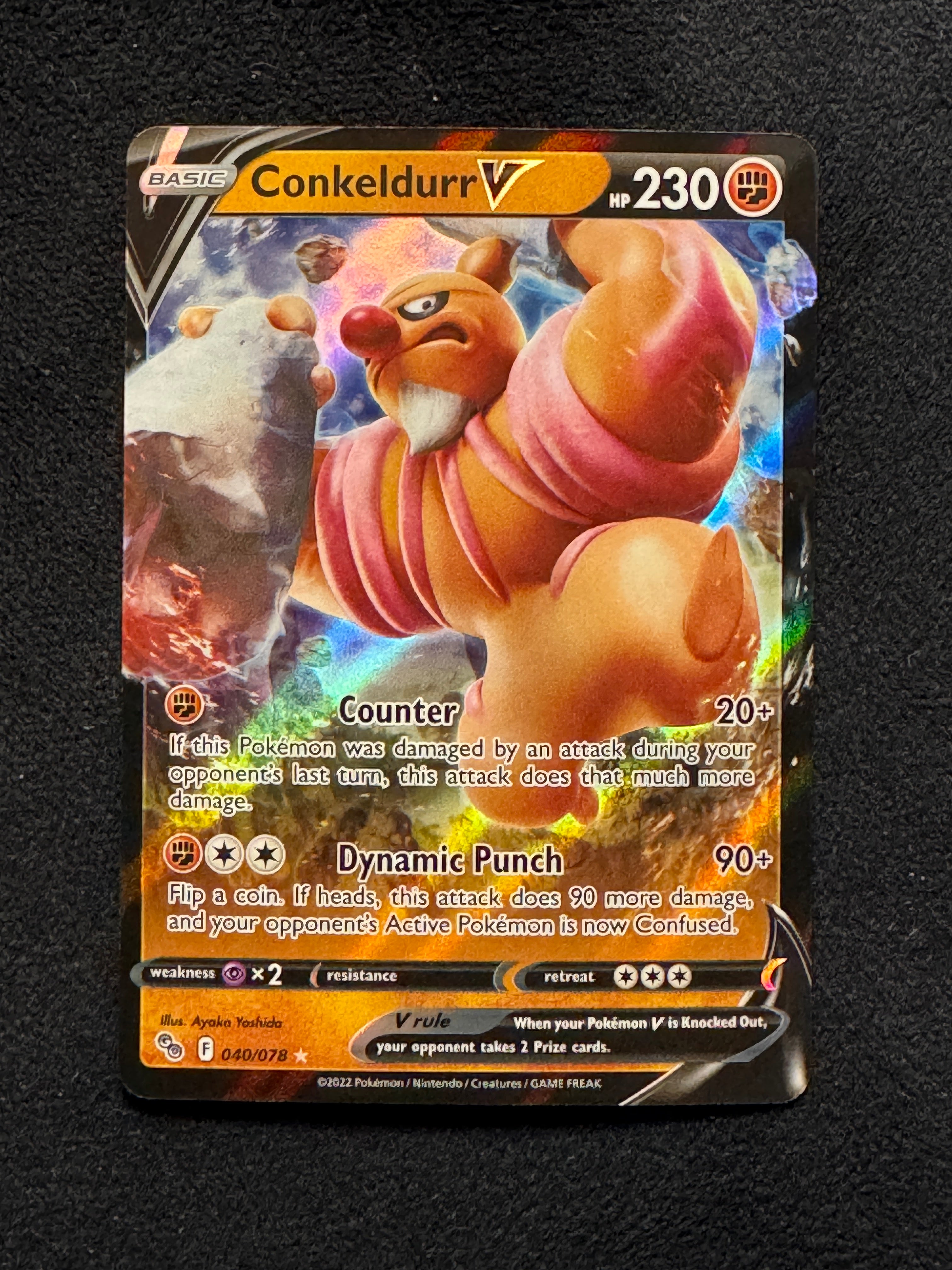 pokemon conkeldurr card Conkeldurr - 127/086 - SV: Black Bolt