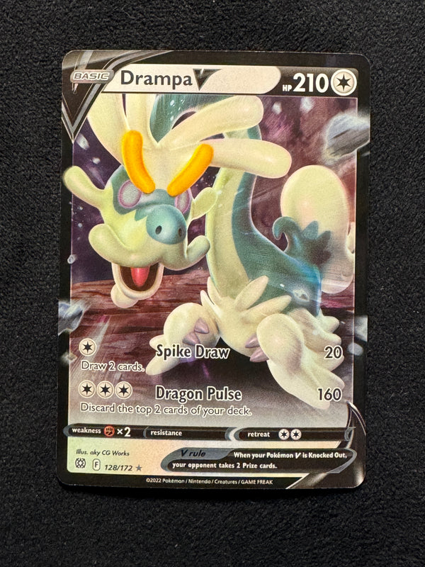 128 Drampa V Brilliant Stars Holo Rare V Near Mint