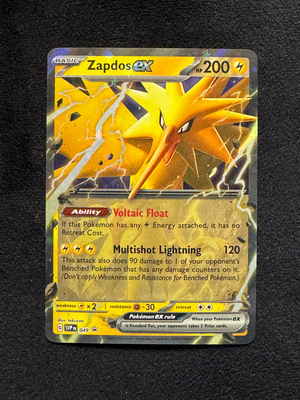 049 Zapdos ex SV Black Star Promos Promo Near Mint