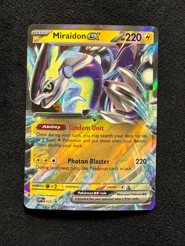 028 Miraidon ex SV Black Star Promos Promo Near Mint