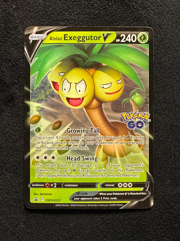 SWSH225 Alolan Exeggutor V SWSH Black Star Promos Promo Near Mint