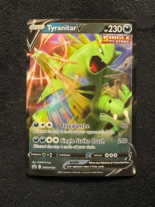 SWSH109 Tyranitar V SWSH Black Star Promos Promo Near Mint