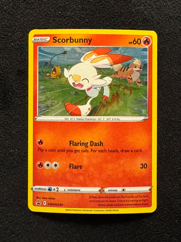 SWSH244 Scorbunny SWSH Black Star Promos Promo Near Mint