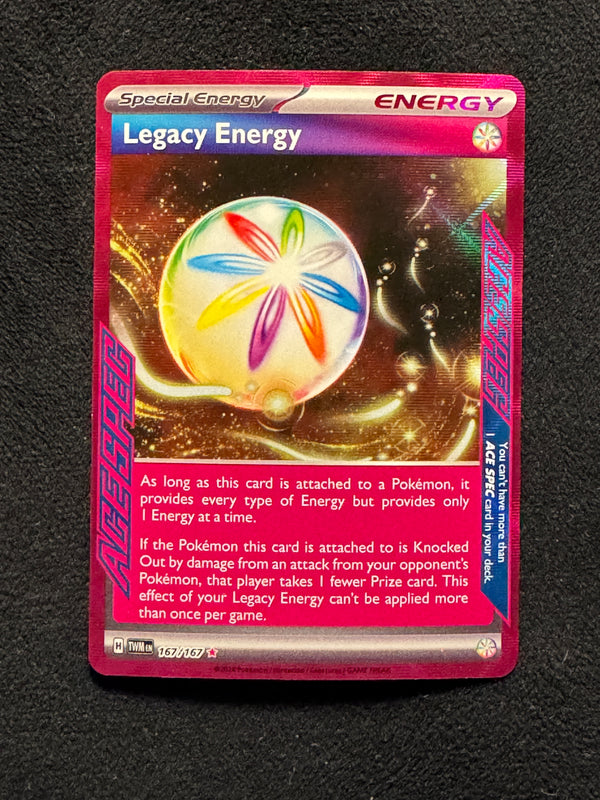 167 Legacy Energy Twilight Masquerade Ace Spec Near Mint