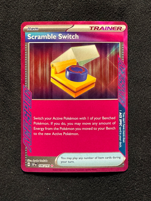 186 Scramble Switch Surging Sparks Ace Spec Near Mint