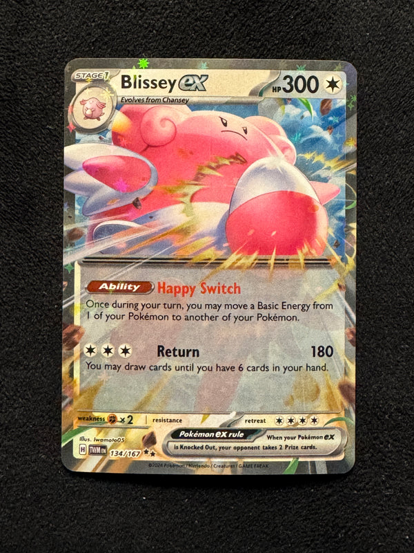 134 Blissey ex Twilight Masquerade Double Rare Near Mint