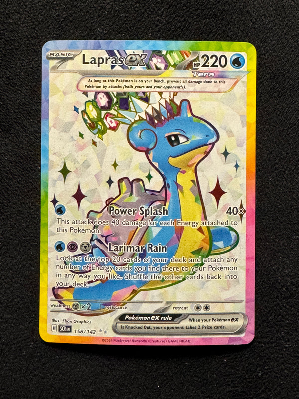158 Lapras ex Stellar Crown Ultra Rare Near Mint