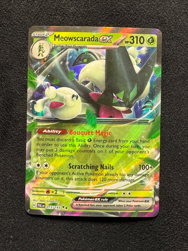 015 Meowscarada ex Paldea Evolved Double Rare Near Mint