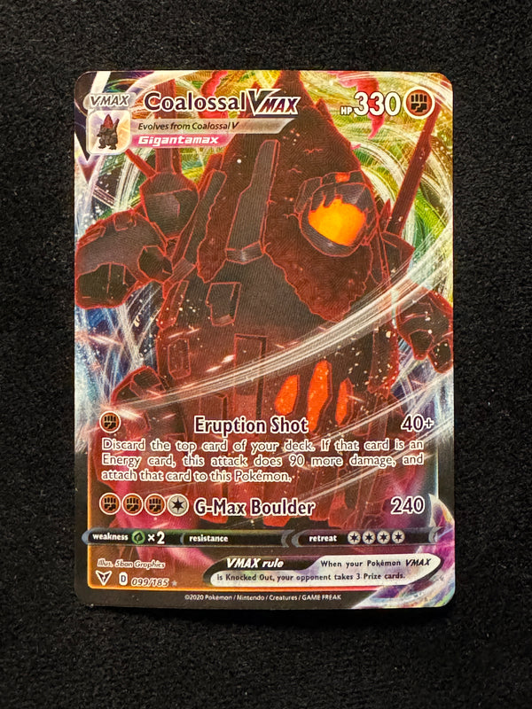 099 Coalossal VMAX Vivid Voltage Holo Rare VMAX Near Mint