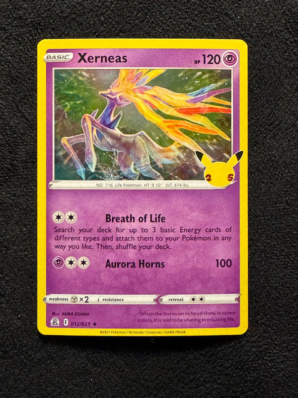 012 Xerneas Celebrations Rare Near Mint
