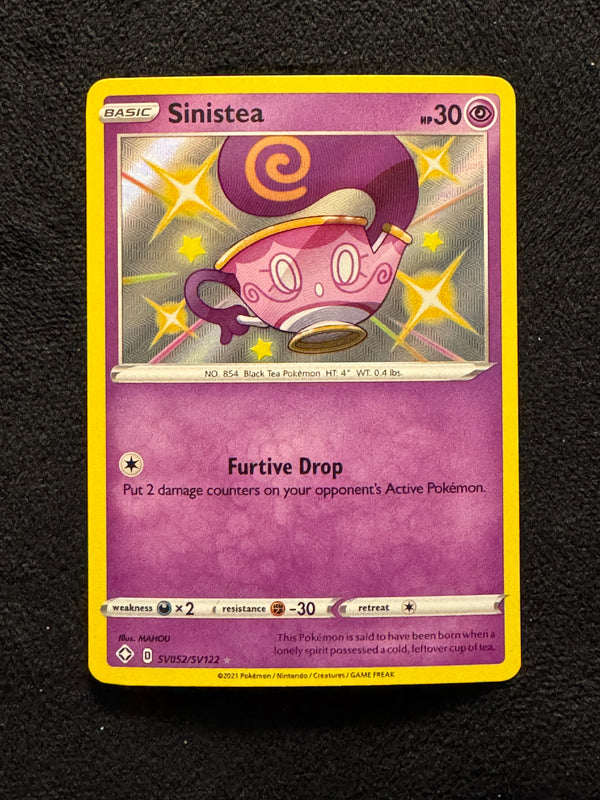 SV052 Sinistea Shining Fates Rare Shiny Near Mint
