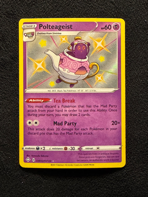 SV053 Polteageist Shining Fates Rare Shiny Near Mint