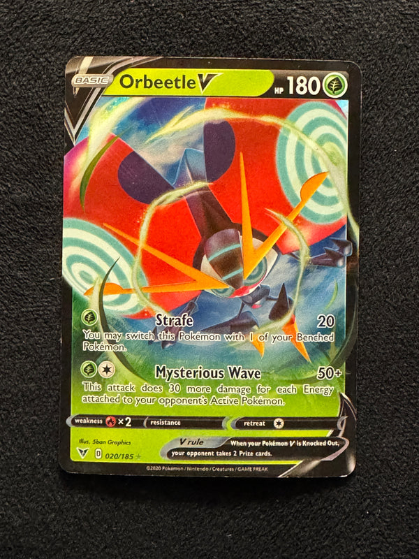 020 Orbeetle V Vivid Voltage Holo Rare V Near Mint