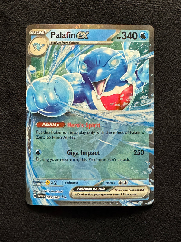 061 Palafin ex Twilight Masquerade Double Rare Near Mint