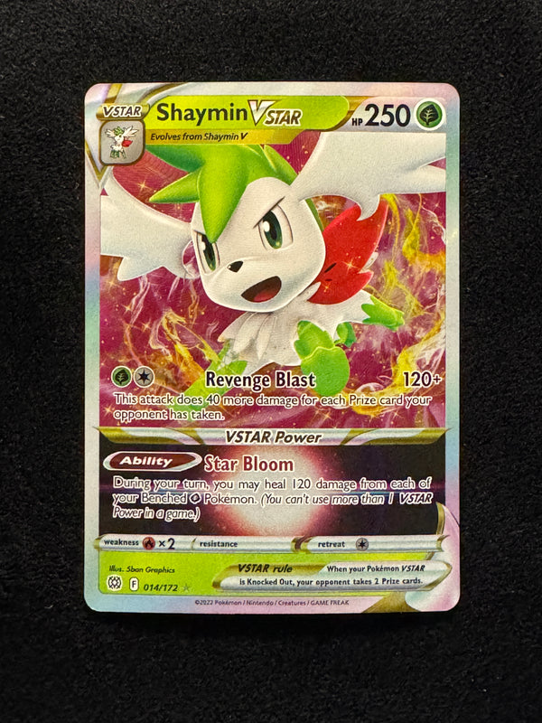 014 Shaymin VSTAR Brilliant Stars Holo Rare VSTAR Near Mint
