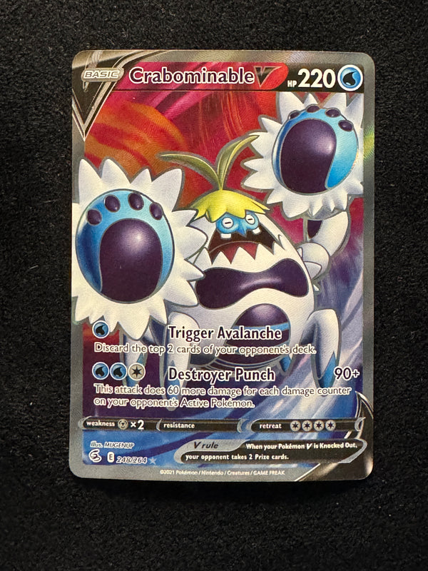 248 Crabominable V Fusion Strike Rare Ultra Near Mint