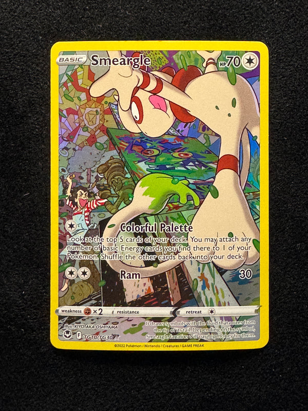 TG10 Smeargle Silver Tempest Rare Holo Near Mint