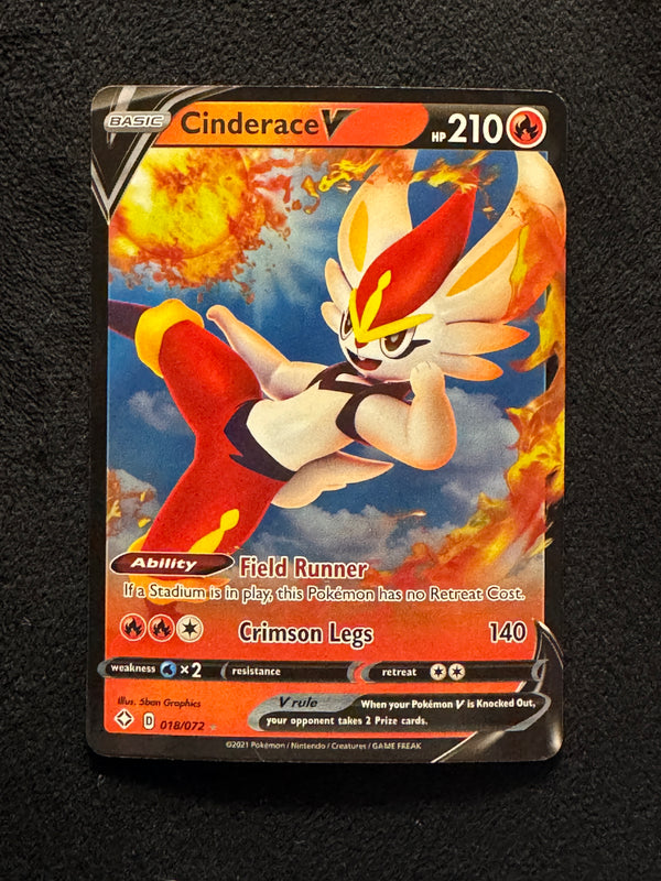 018 Cinderace V Shining Fates Holo Rare V Near Mint