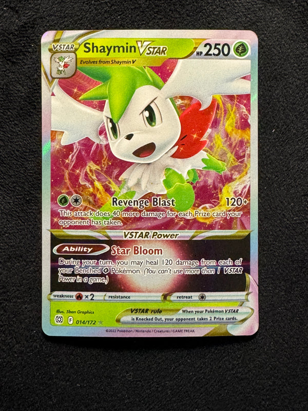 014 Shaymin VSTAR Brilliant Stars Holo Rare VSTAR Near Mint