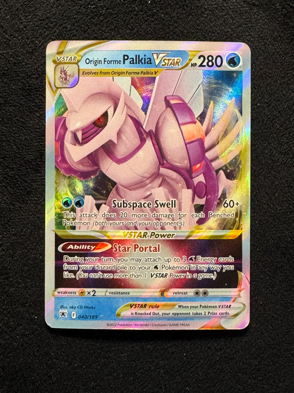 040 Origin Forme Palkia VSTAR Astral Radiance Holo Rare VSTAR Near Mint