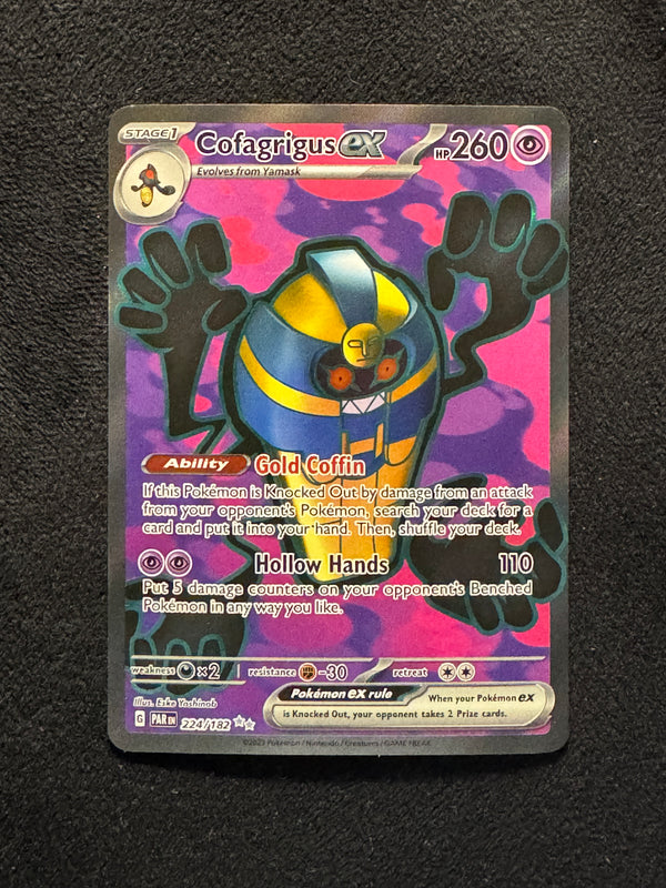224 Cofagrigus ex Paradox Rift Ultra Rare Near Mint