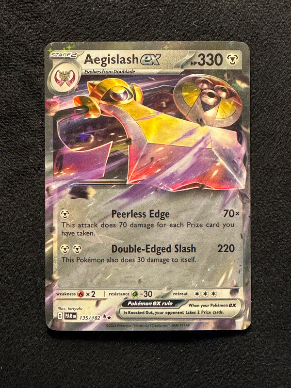 135 Aegislash ex Paradox Rift Double Rare Near Mint