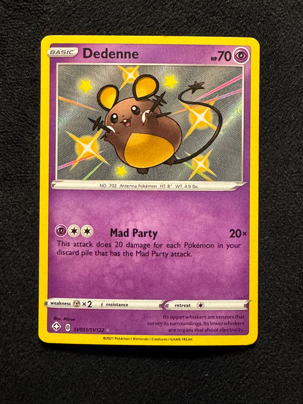 SV051 Dedenne Shining Fates Rare Shiny Near Mint