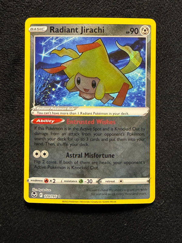 120 Radiant Jirachi Silver Tempest Radiant Rare NM