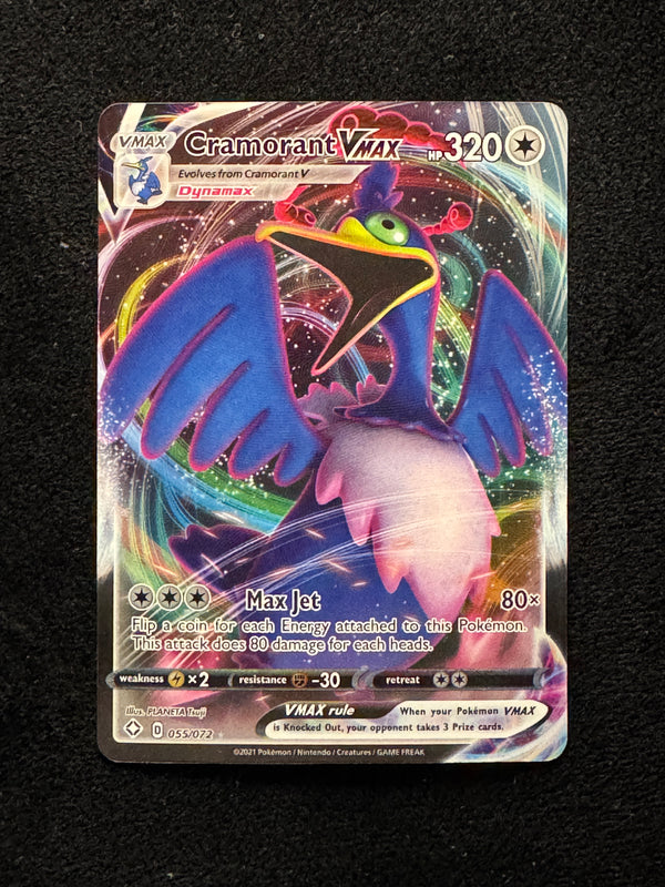 055 Cramorant VMAX Shining Fates Holo Rare VMAX Near Mint