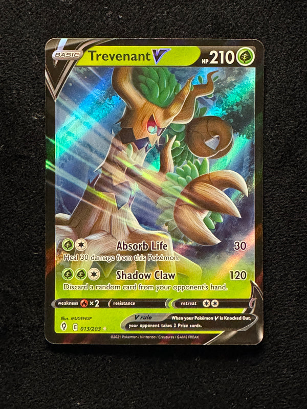 013 Trevenant V Evolving Skies Holo Rare V Near Mint