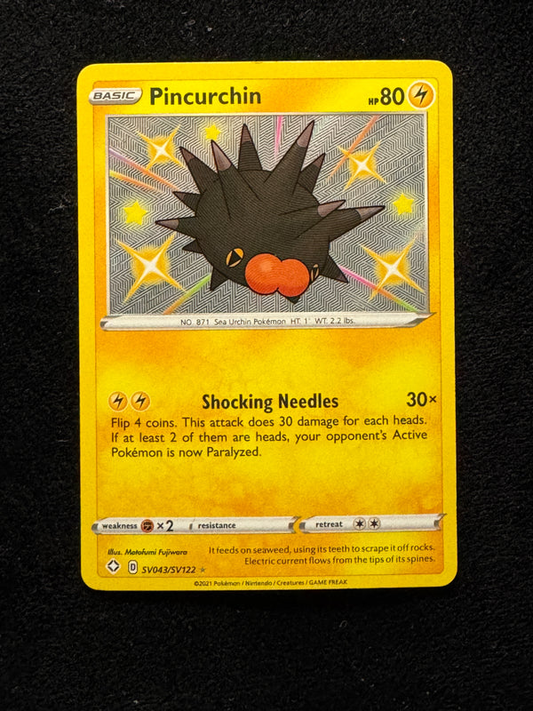 SV043 Pincurchin Shining Fates Rare Shiny Near Mint