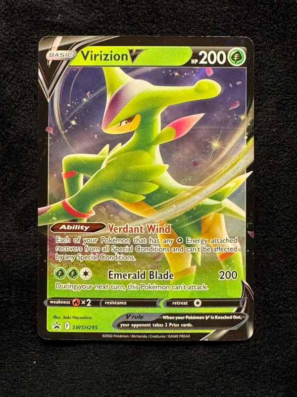 SWSH295 Virizion V SWSH Black Star Promos Promo Near Mint
