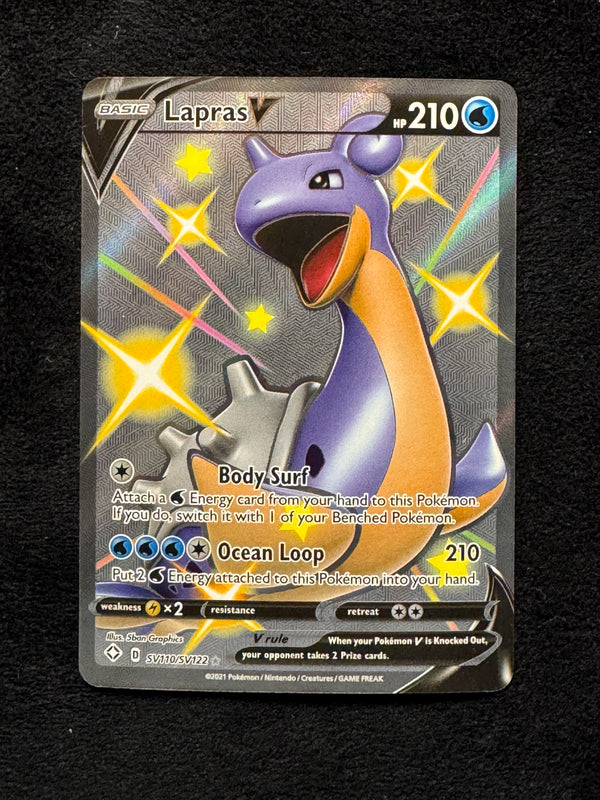 SV110 Lapras V Shining Fates Shiny Rare V Near Mint