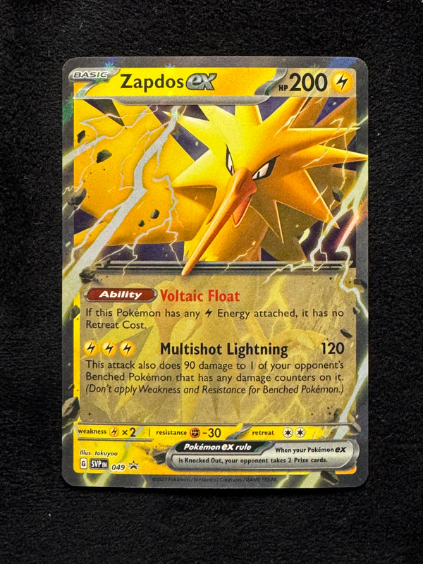 049 Zapdos ex SV Black Star Promos Promo NM