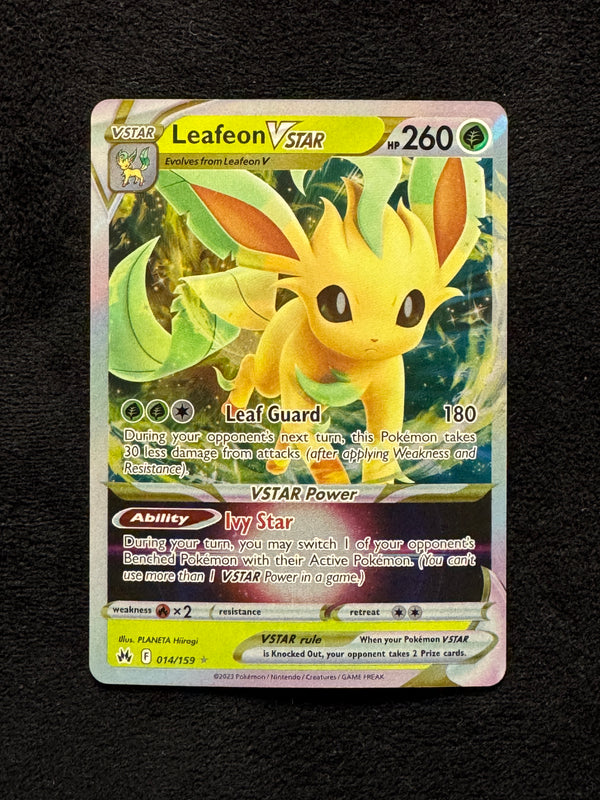 014 Leafeon VSTAR Crown Zenith Holo Rare VSTAR Near Mint