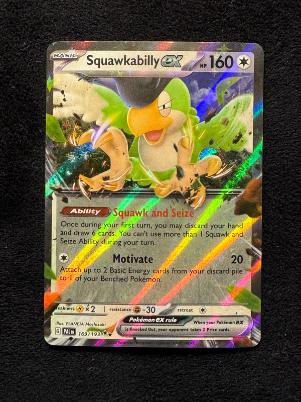 169 Squawkabilly ex Paldea Evolved Double Rare Near Mint