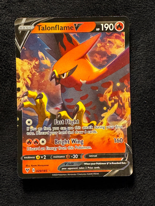 029 Talonflame V Vivid Voltage Holo Rare V Near Mint