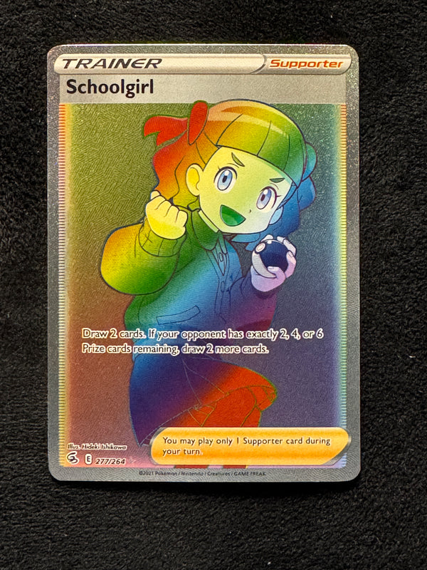 277 Schoolgirl Fusion Strike Rare Rainbow Near Mint