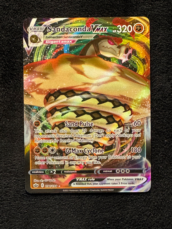 090 Sandaconda VMAX Chilling Reign Holo Rare VMAX Near Mint