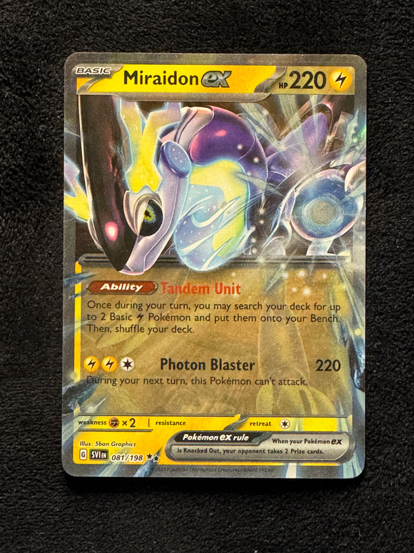 081 Miraidon ex Scarlet & Violet Double Rare Near Mint