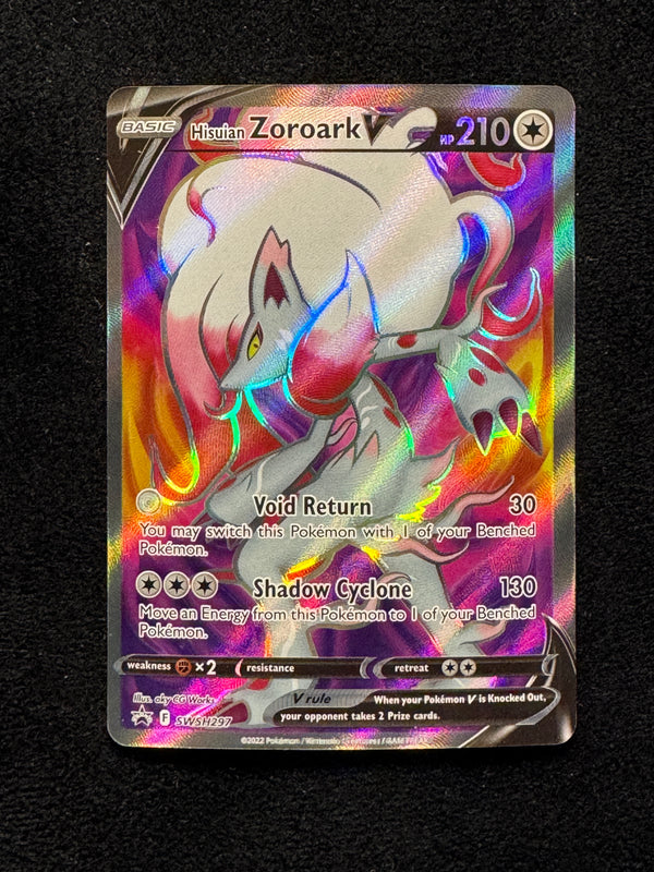 SWSH297 Hisuian Zoroark V SWSH Black Star Promos Promo Near Mint