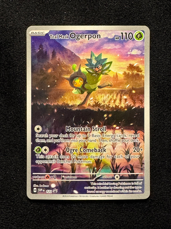 123 Teal Mask Ogerpon SV Black Star Promos Promo Near Mint