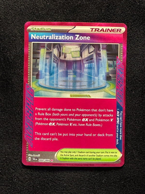 060 Neutralization Zone Shrouded Fable Ace Spec Near Mint