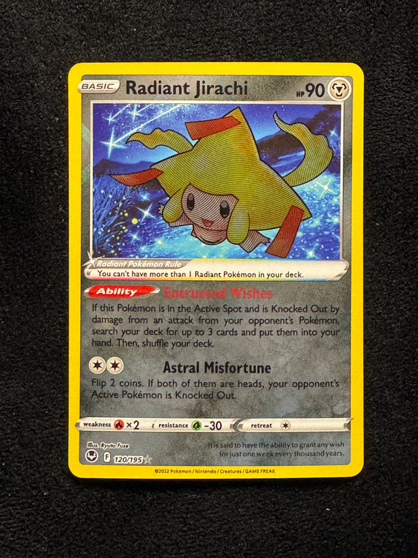 120 Radiant Jirachi Silver Tempest Radiant Rare NM