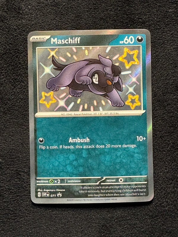 071 Maschiff SV Black Star Promos Promo Near Mint