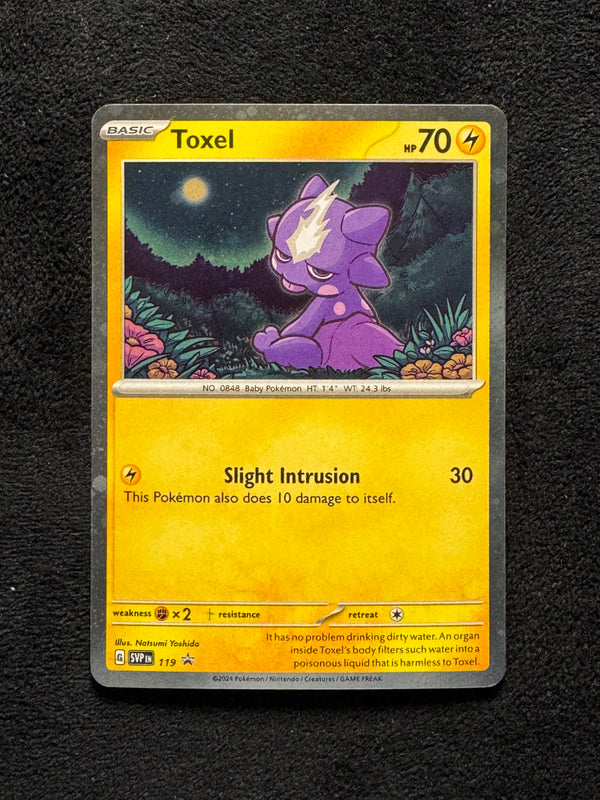 119 Toxel SV Black Star Promos Promo Near Mint
