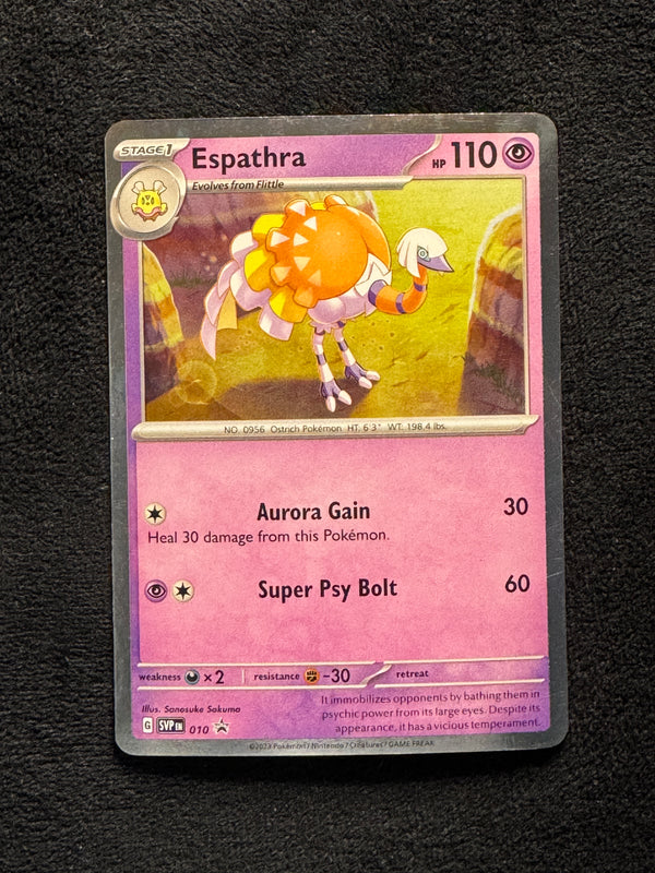 010 Espathra SV Black Star Promos Promo Near Mint