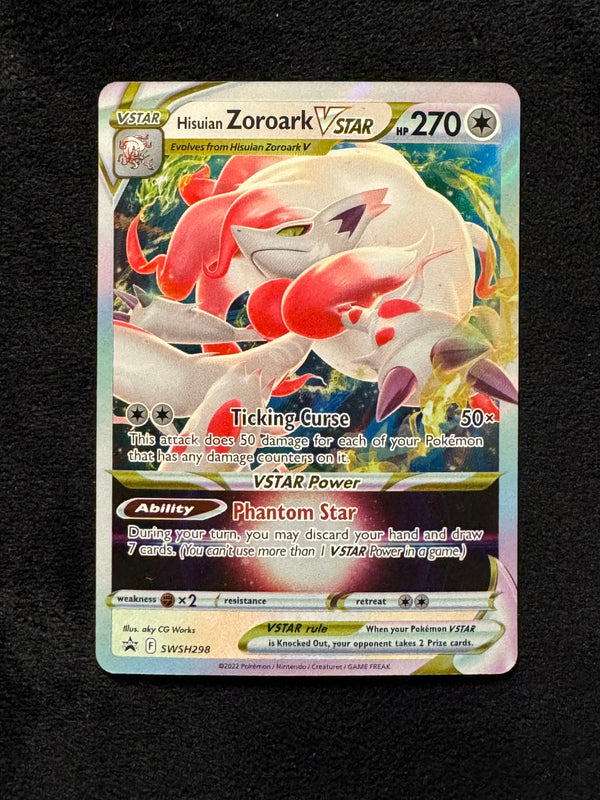 SWSH298 Hisuian Zoroark VSTAR SWSH Black Star Promos Promo Near Mint