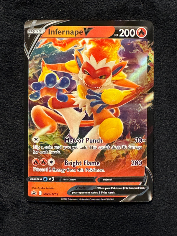 SWSH252 Infernape V SWSH Black Star Promos Promo Near Mint